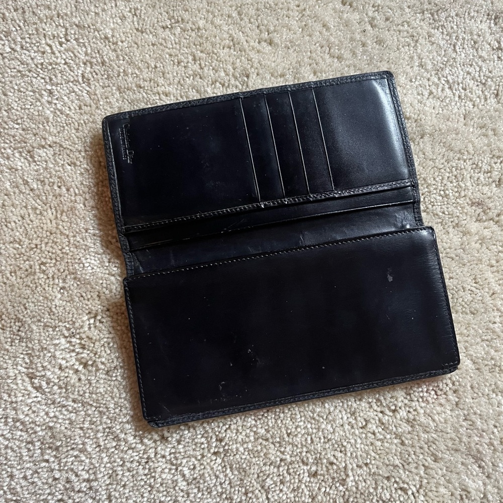 Vintage Christian Dior Black Leather Women's Wallet - Picture 3 of 3